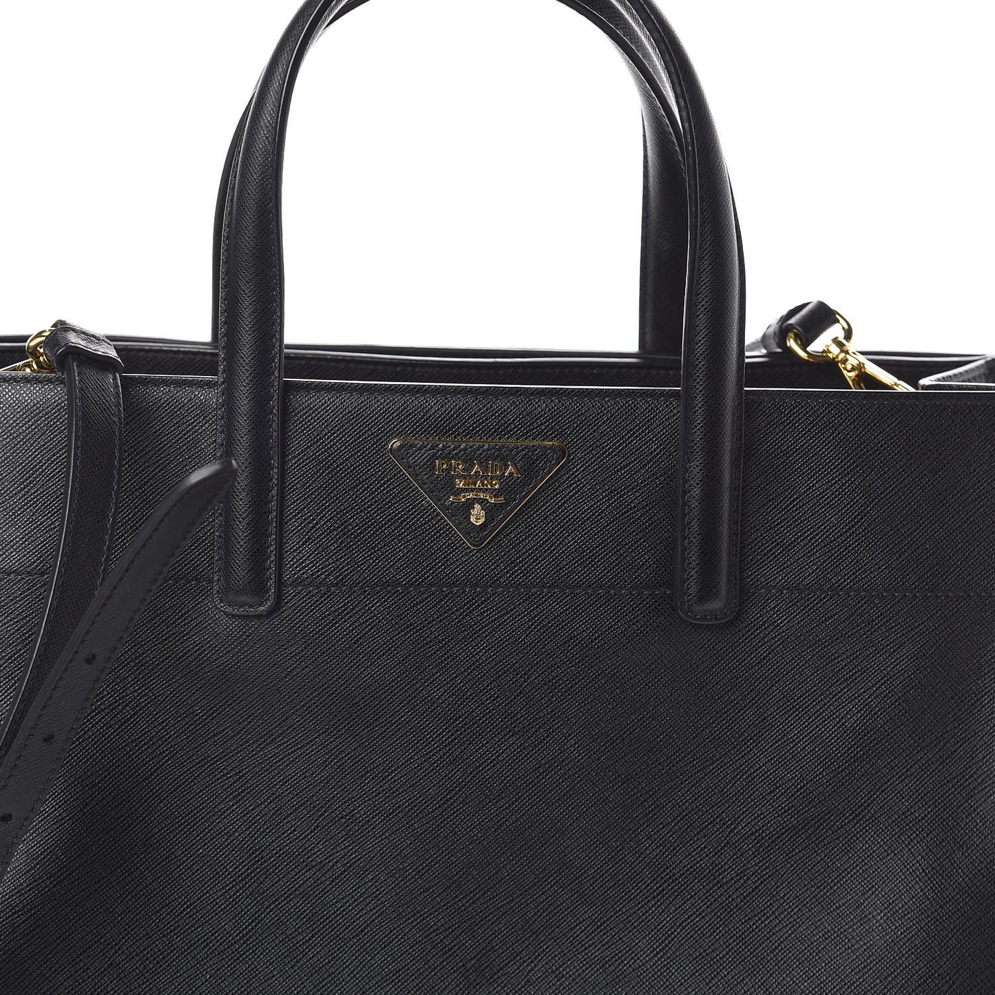 Saffiano Soft Tote Black