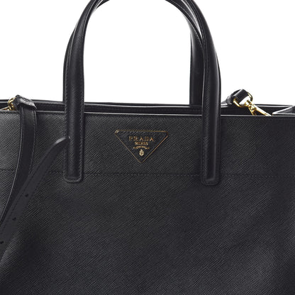 Prada Saffiano Soft Tote Black 7 of 9