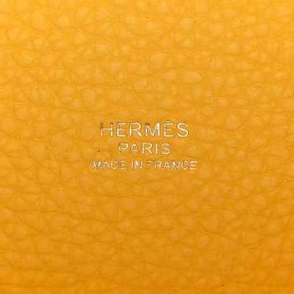 Hermes Taurillon Clemence Picotin Lock 18 PM Jaune De Naples 6 of 19