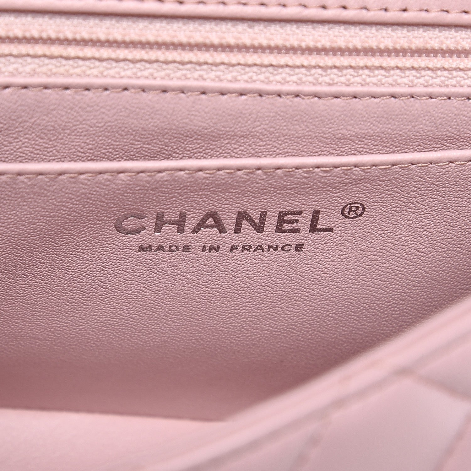 Chanel Lambskin Quilted Mini Square Flap Light Pink 6 of 7