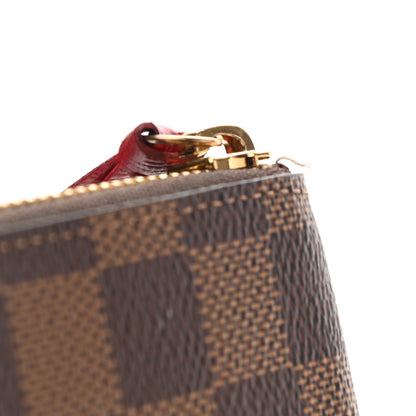 Louis Vuitton Damier Ebene Clemence Wallet Cherry 7 of 10