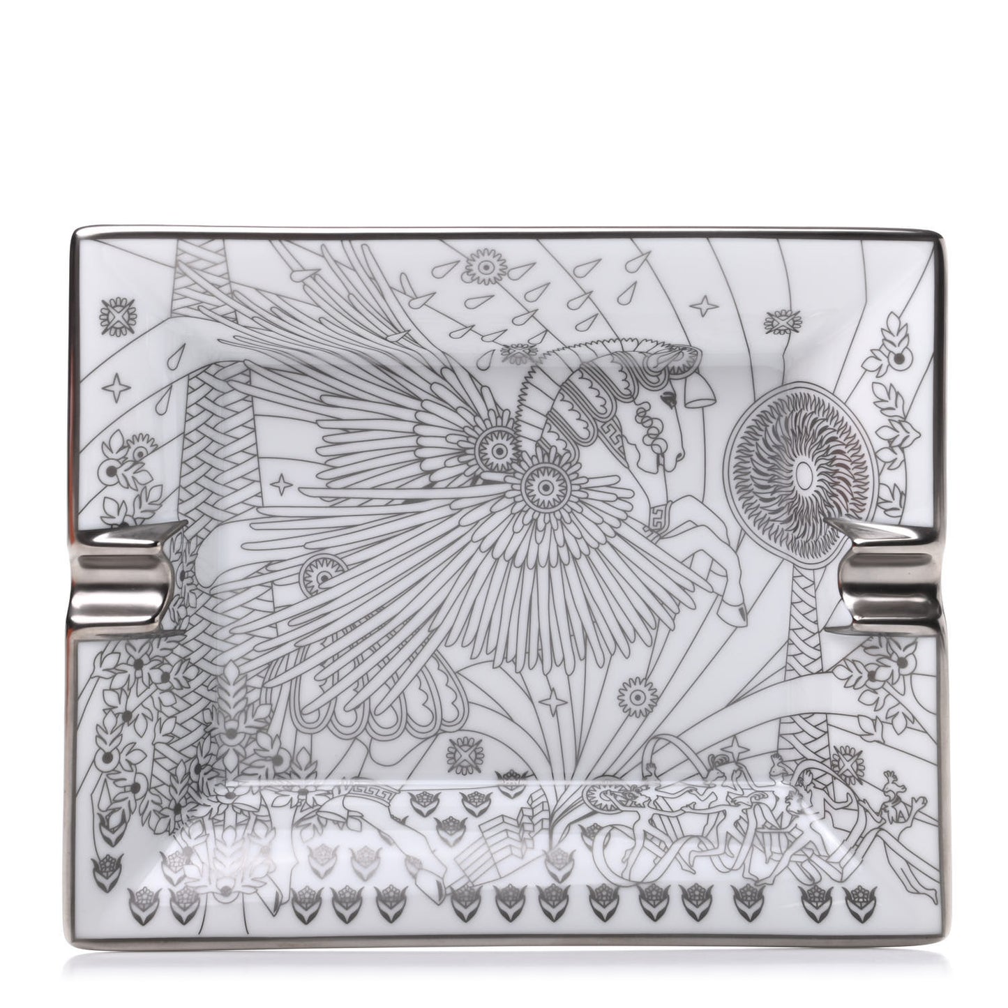 Porcelain La Source De Pegase Ashtray Platine