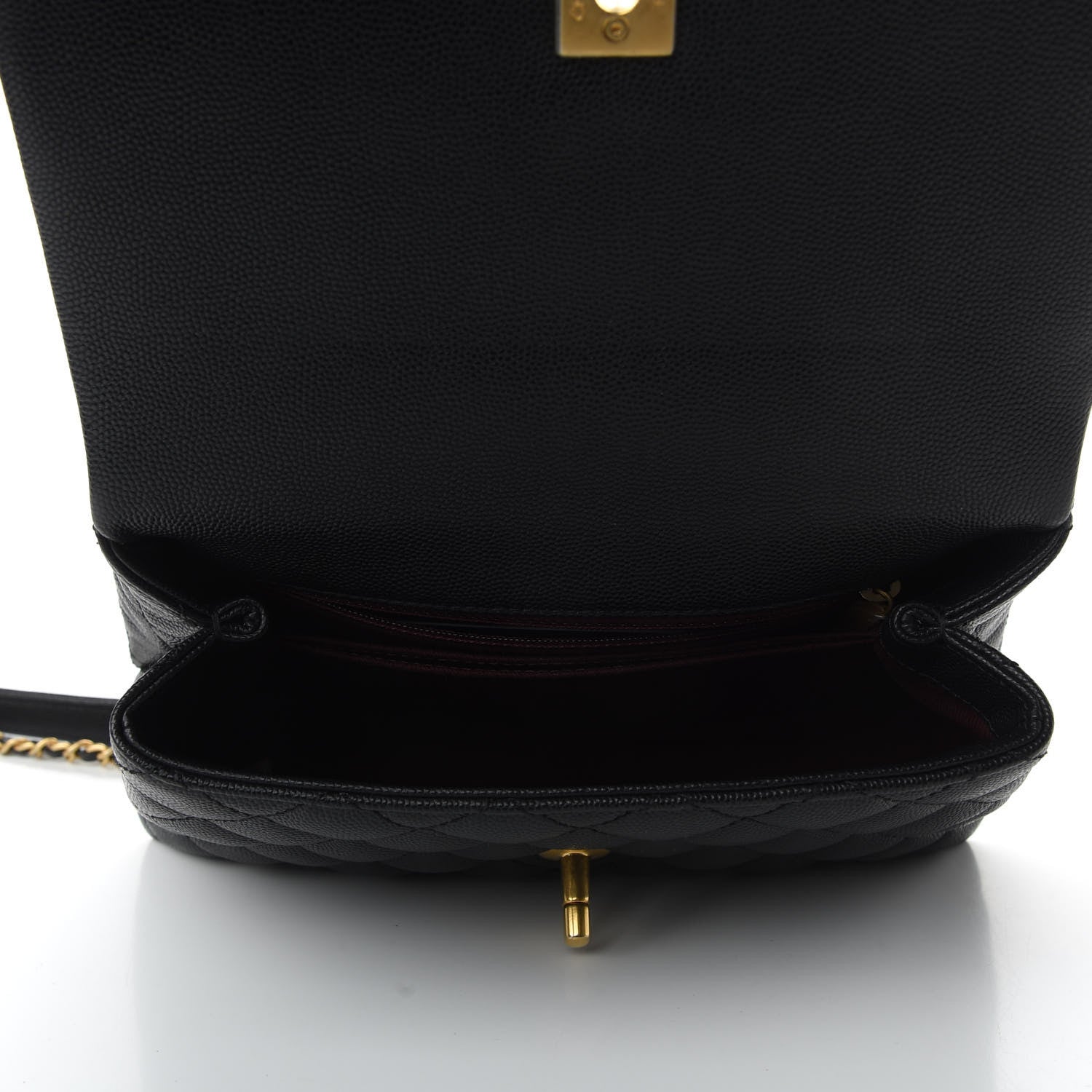 Chanel Caviar Quilted Mini Coco Handle Flap Black 8 of 11