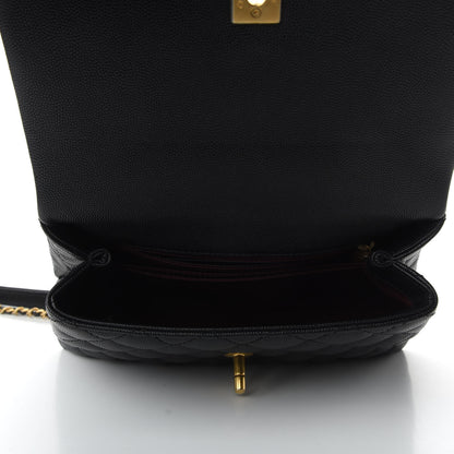 Chanel Caviar Quilted Mini Coco Handle Flap Black 8 of 11