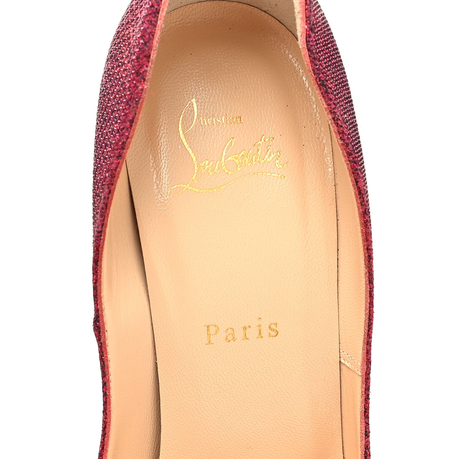 Christian Louboutin Glitter So Kate Dragonfly 120 Pumps 39 Cassis 7 of 8