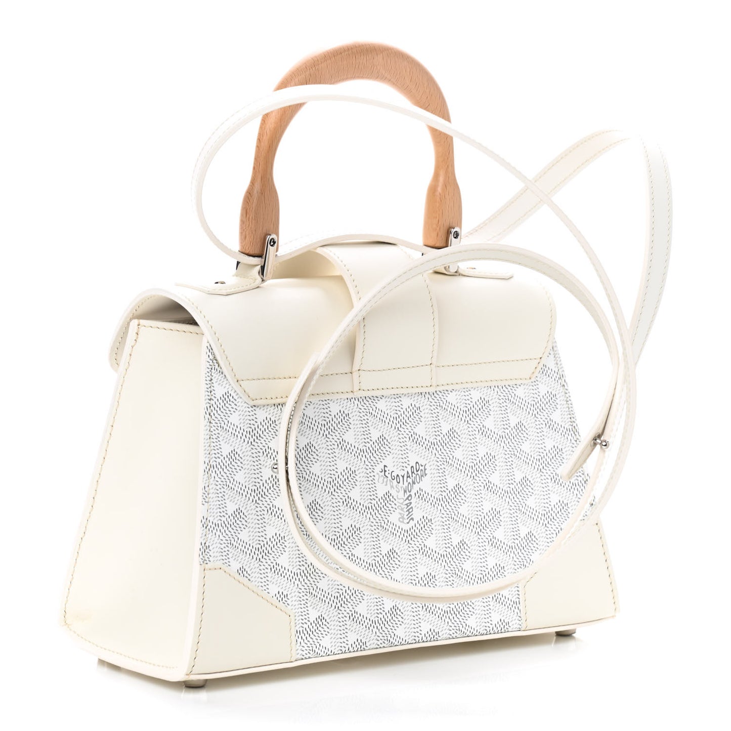 Goyardine Structure Mini Saigon White