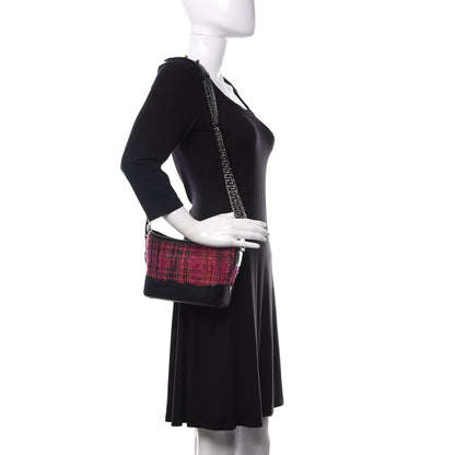 Chanel Tweed Calfskin Small Gabrielle Hobo Dark Navy 2 of 11