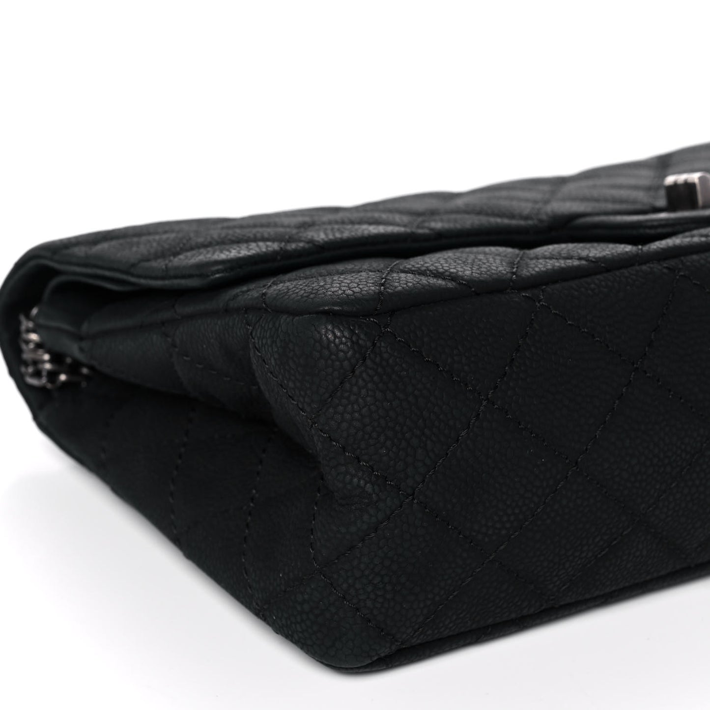 Iridescent Caviar Quilted 2.55 Reissue 226 Flap Black