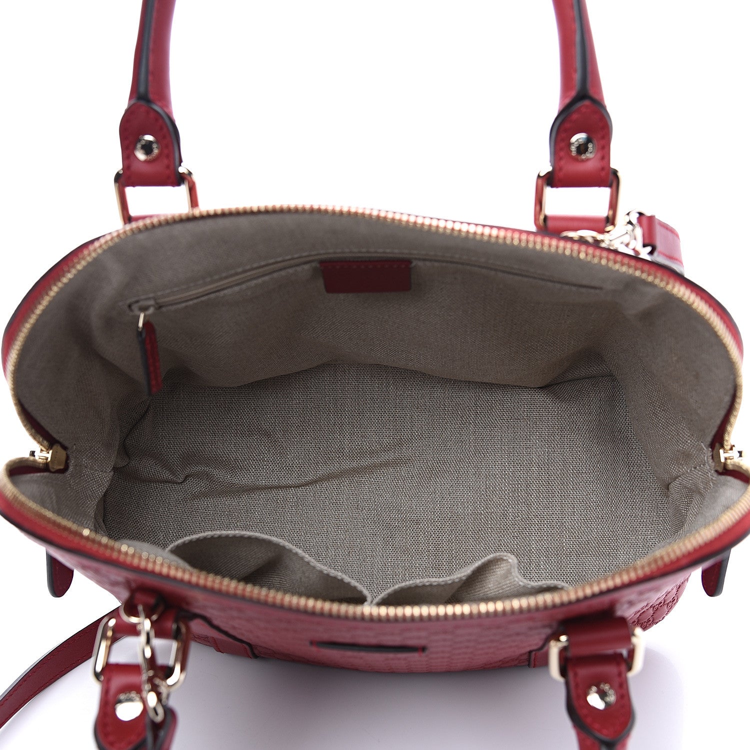 Gucci Microguccissima Medium Dome Bag Red 4 of 10
