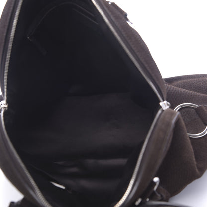 Saint Laurent Nubuck Lizard Embossed Oversized Muse Brown 5 of 11