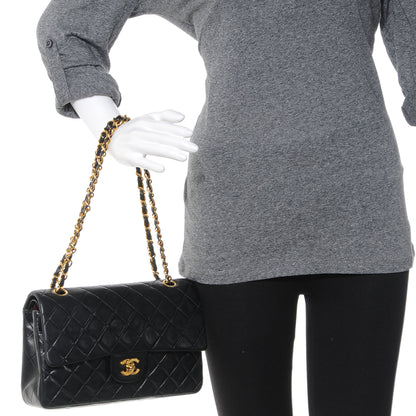 Chanel Lambskin Medium Double Flap Black 2 of 8