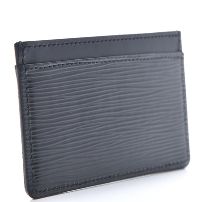 Louis Vuitton Epi Card Holder Black 3 of 7