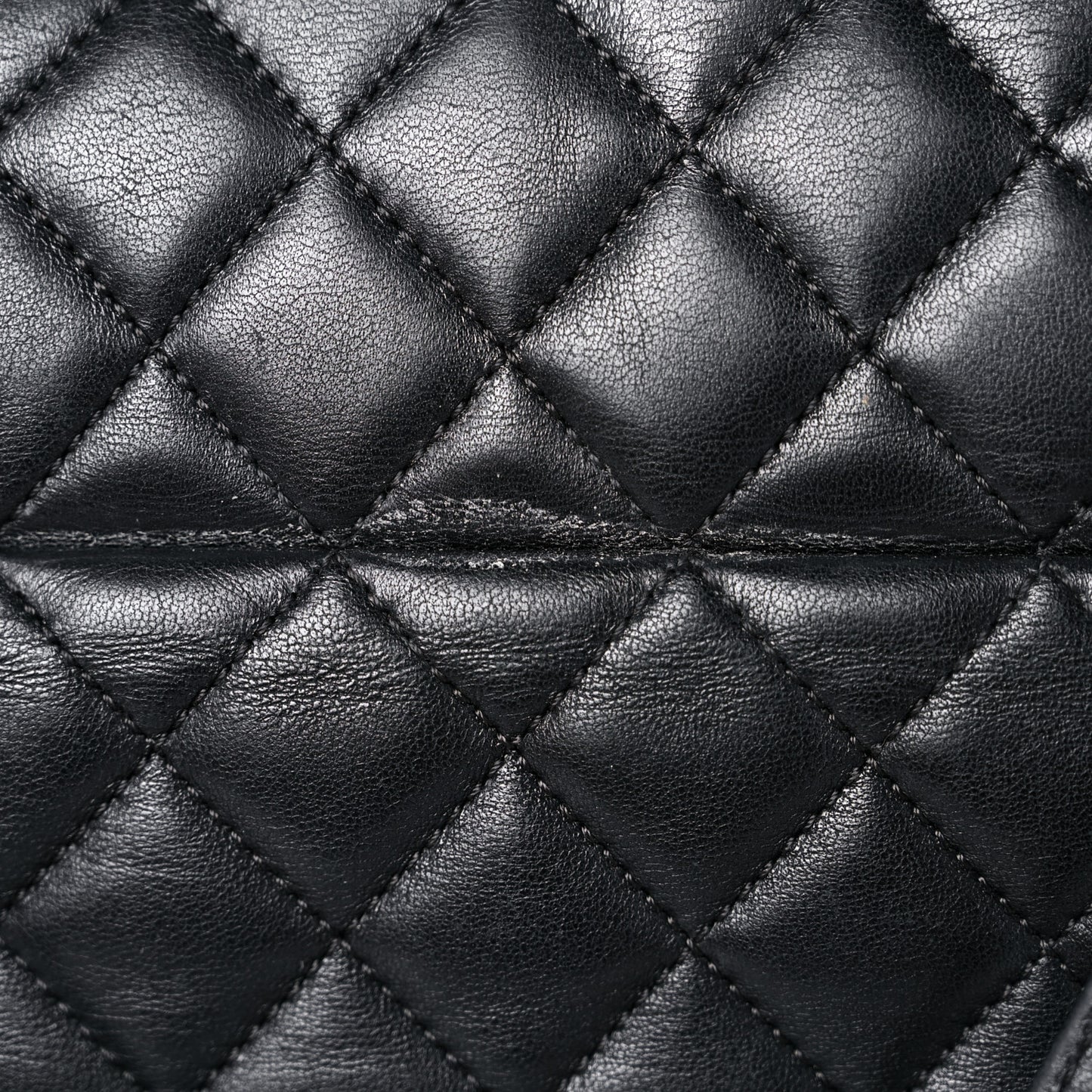 Lambskin Quilted Large Urban Spirit Backpack Black