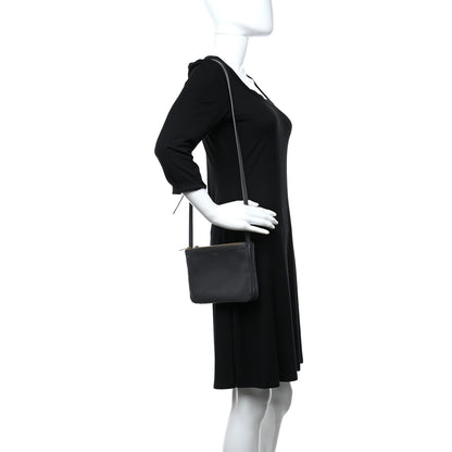 Celine Lambskin Small Trio Crossbody Bag Grey 3 of 15