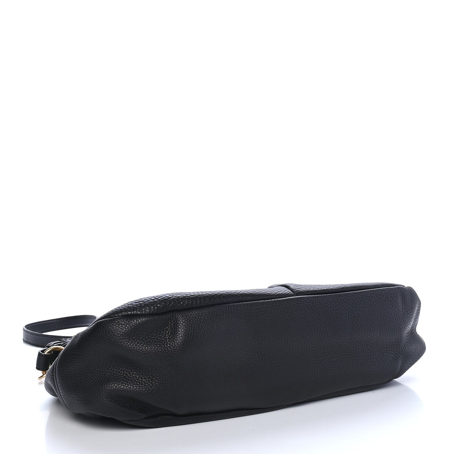 Vitello Daino Shoulder Bag Black