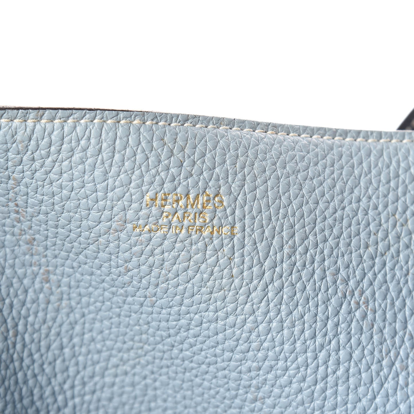 Taurillon Clemence Double Sens 36 Reversible Tote Bleu Lin Bleu Obscur