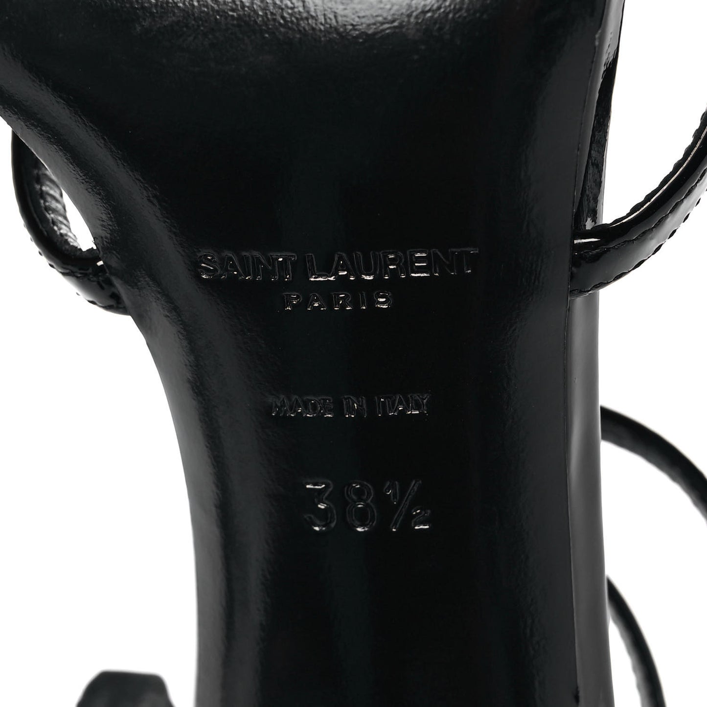 Patent Cassandra 100 Sandals 38.5 Black