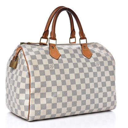 Louis Vuitton Damier Azur Speedy 30 3 of 19