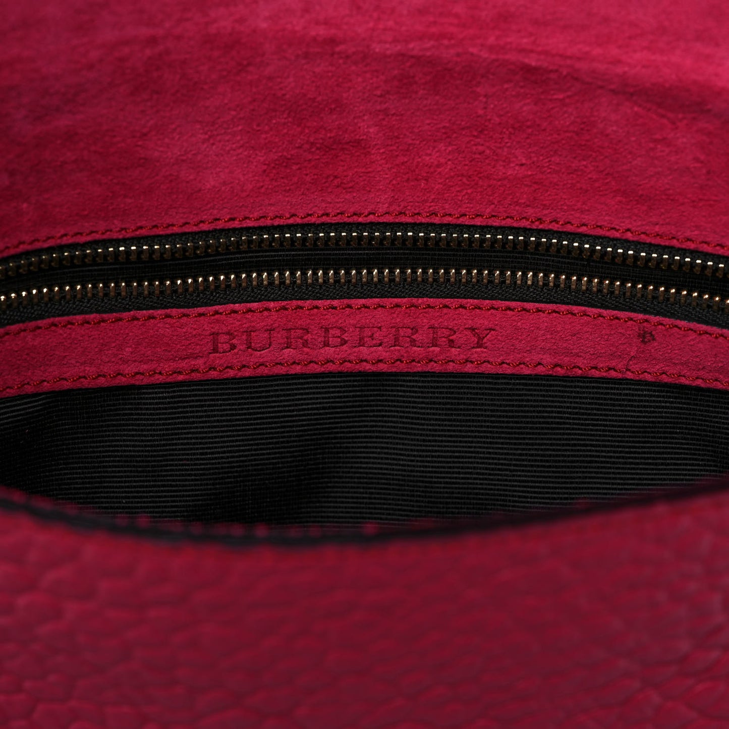 Signature Grain Medium Mildenhall Crossbody Bag Dark Plum