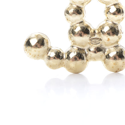 Chanel Pearl CC Brooch Gold Pearly White 5 of 6
