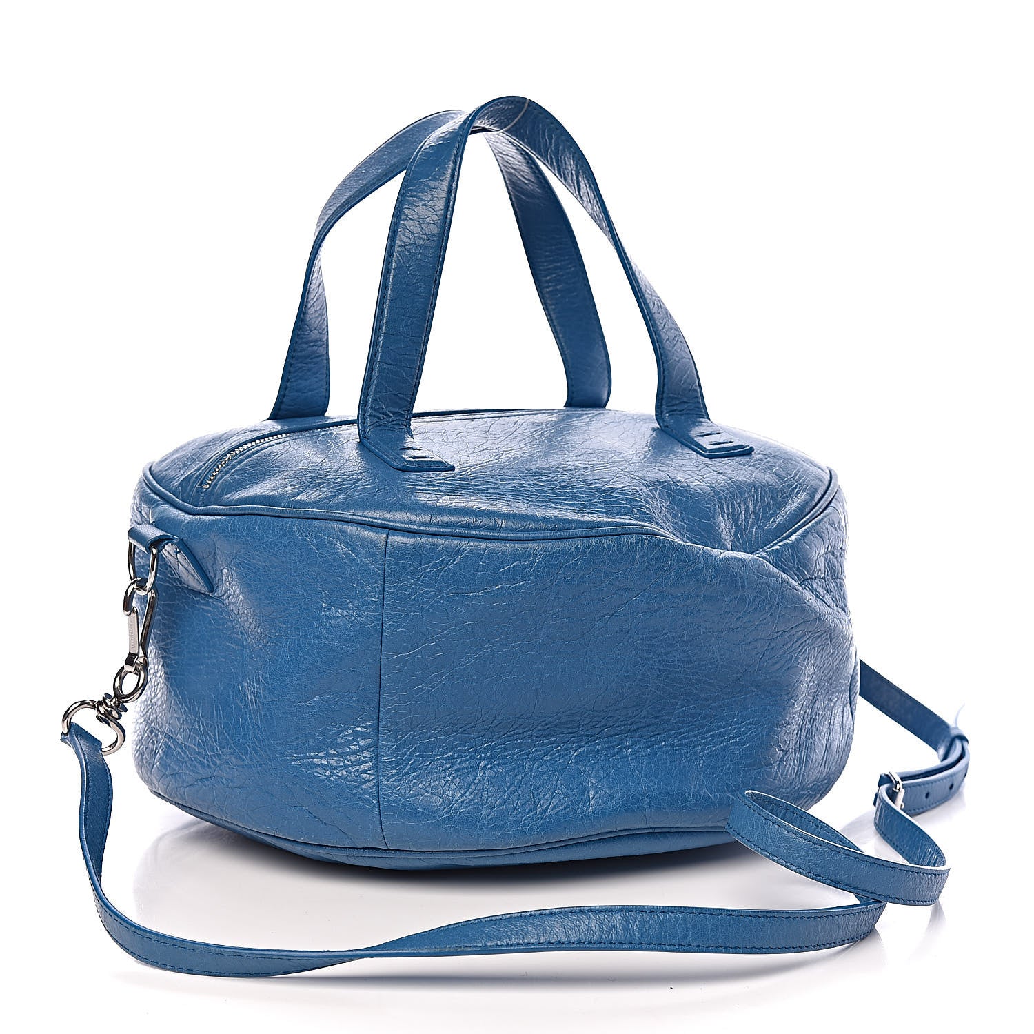 Balenciaga Agneau Arena Round Air Hobo Bleu De Prusse 3 of 10