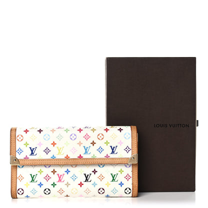 Louis Vuitton Monogram Multicolor Porte Tresor International Wallet White 16 of 16