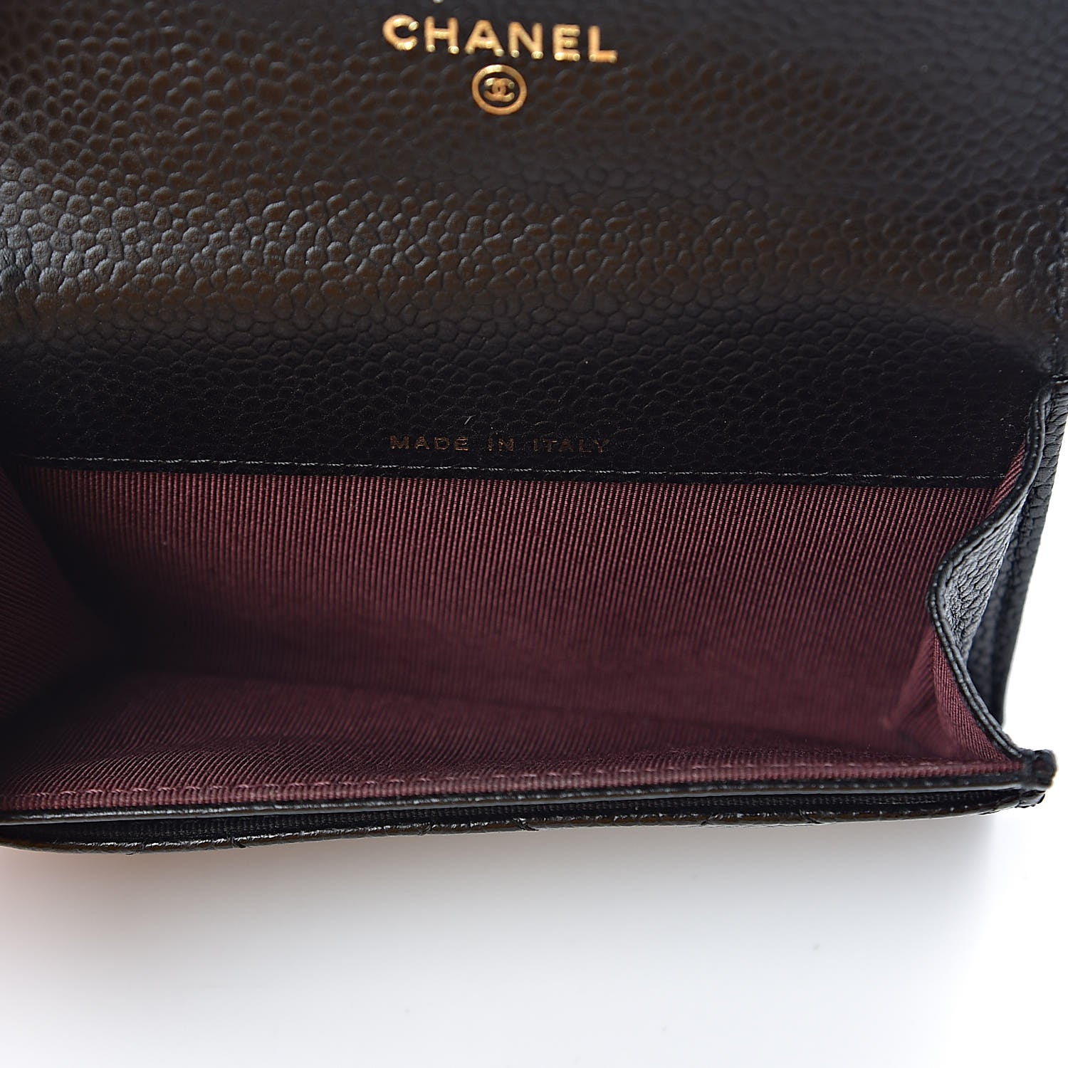 Chanel Caviar Quilted Flap Card Holder Black 5 of 9