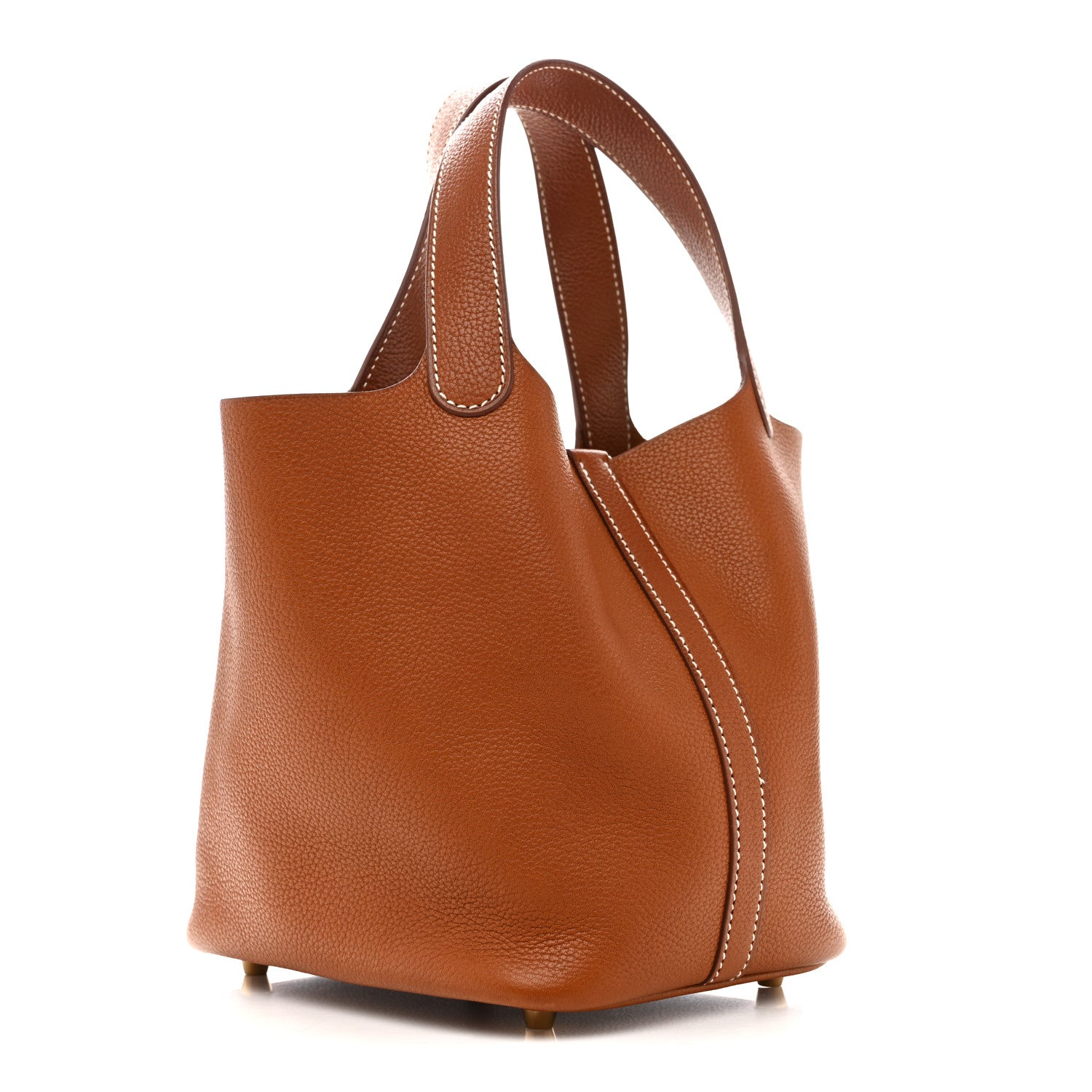 Hermes Barenia Faubourg Picotin Lock 18 PM Fauve 3 of 14