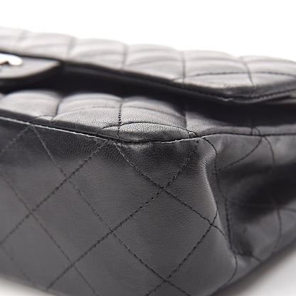 Chanel Lambskin Quilted Medium Double Flap Black 14 of 25