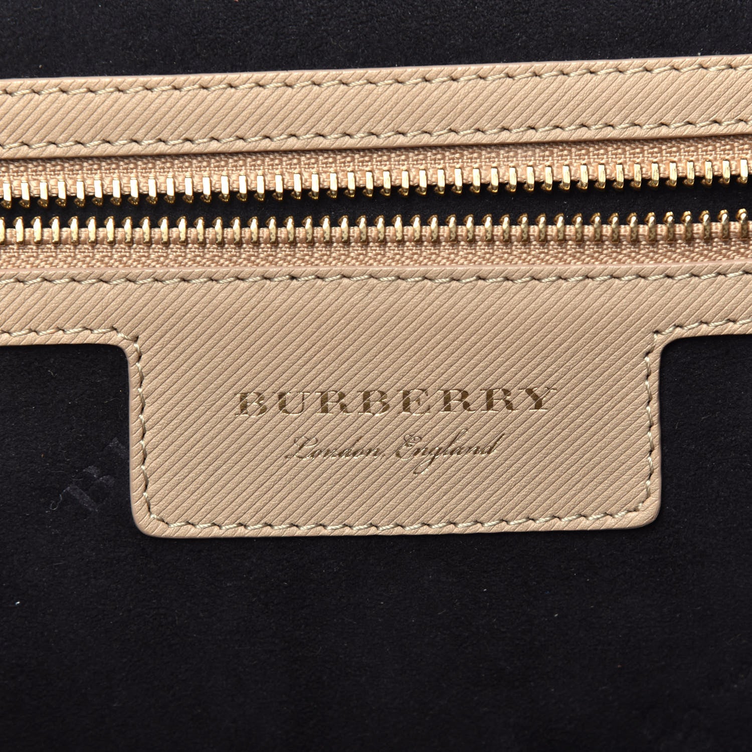 Burberry Trench Calfskin Large DK88 Top Handle Bag Honey 7 of 11