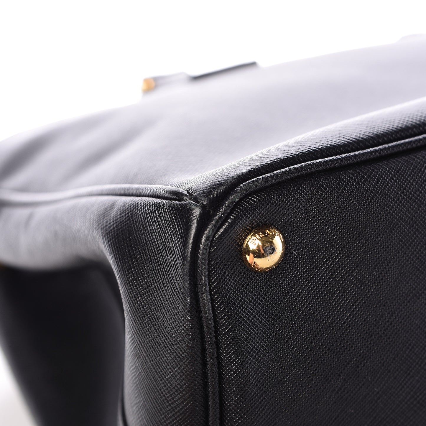 Saffiano Lux Large Tote Black