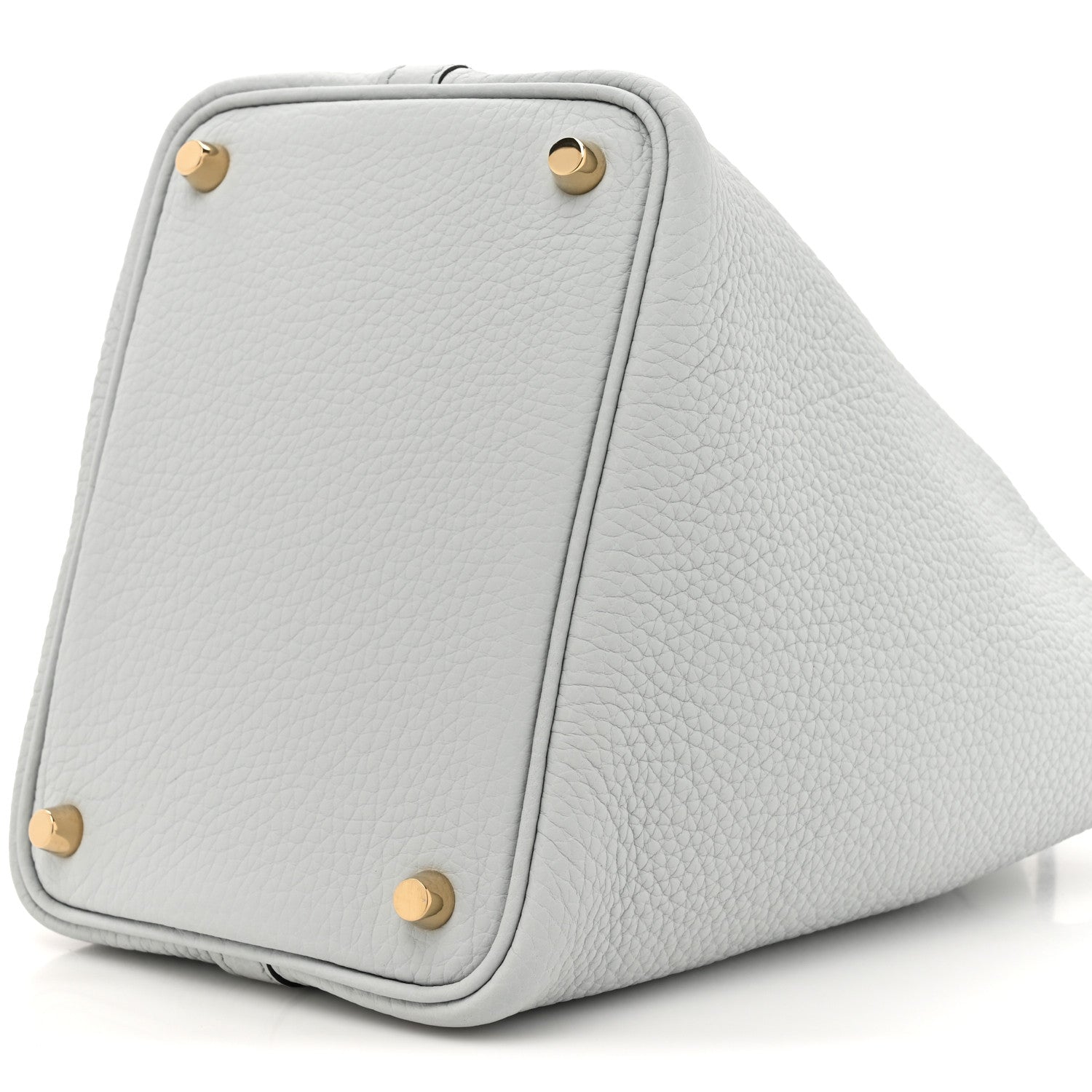 Hermes Taurillon Clemence Picotin Lock 18 PM Bleu Pale 9 of 11