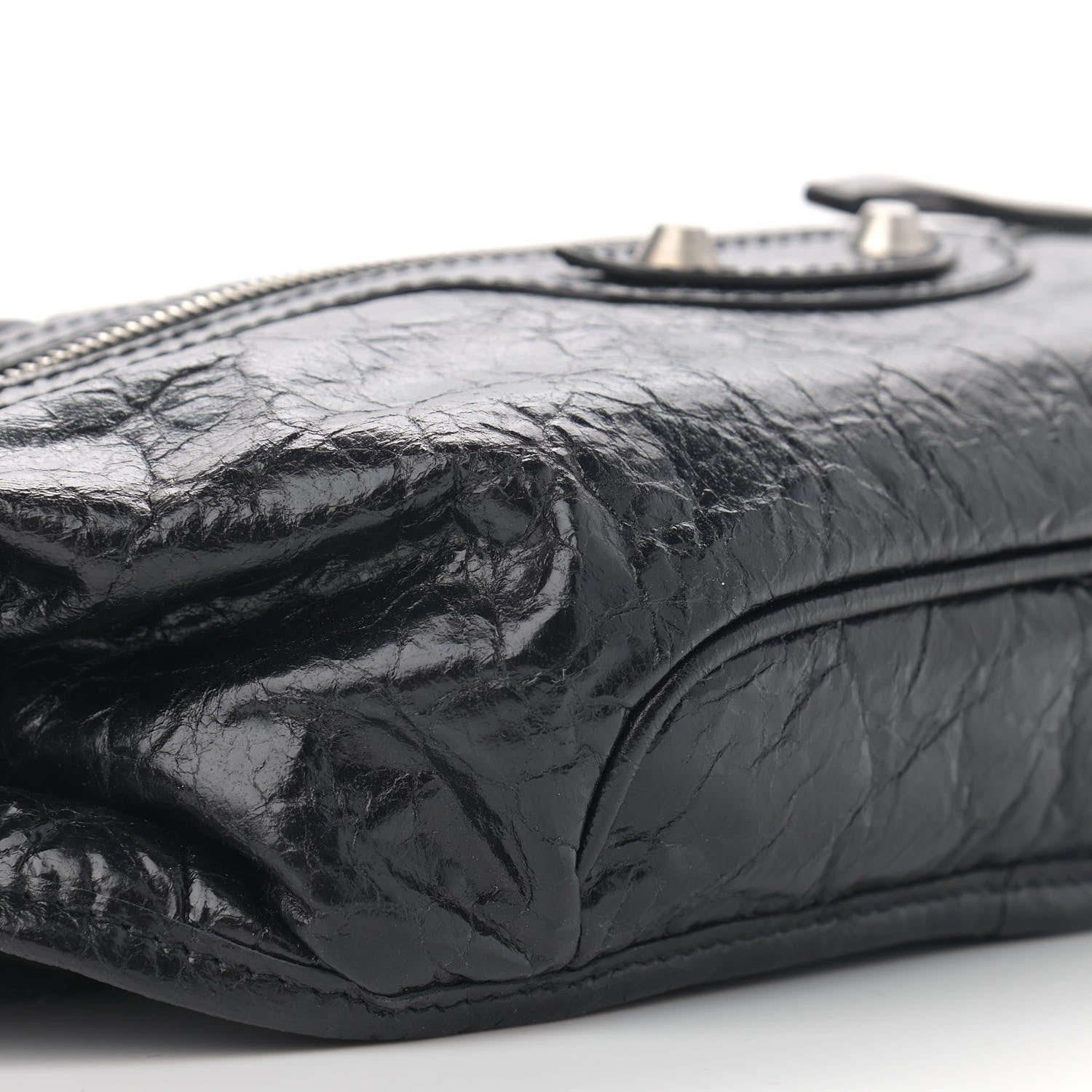 Balenciaga Lambskin Classic Hardware Neo Lift Hip Bag Black 10 of 13