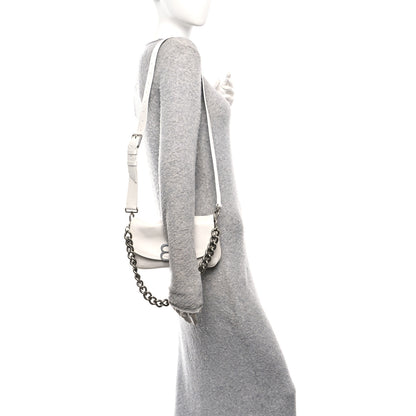 Balenciaga Peach Calfskin Small BB Soft Flap Bag Optic White 2 of 10