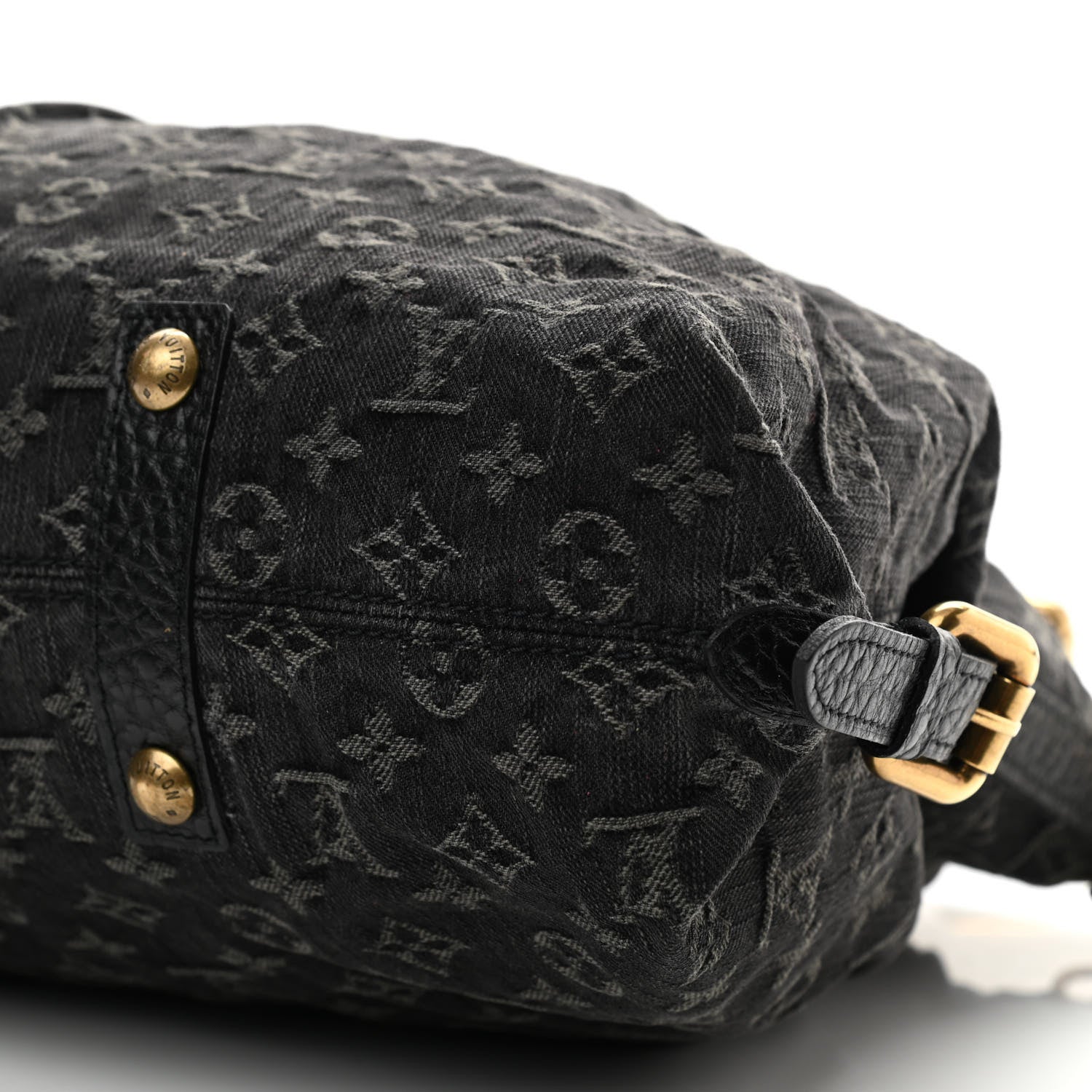 Louis Vuitton Denim Neo Cabby MM Black 10 of 12