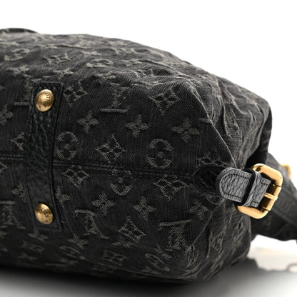 Louis Vuitton Denim Neo Cabby MM Black 10 of 12