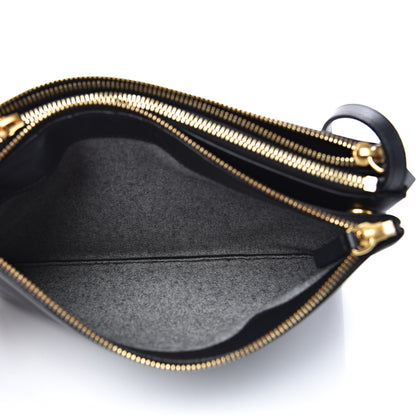 Celine Goatskin Large Trio Crossbody Bag Navy Blue 4 of 11