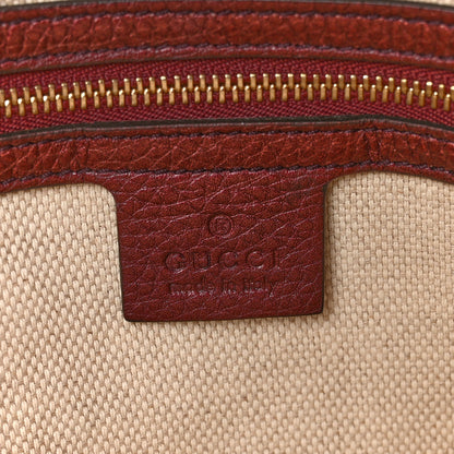 Gucci Metallic Cellarius Calfskin Medium Soho Bowler Classic Burgundy 6 of 14