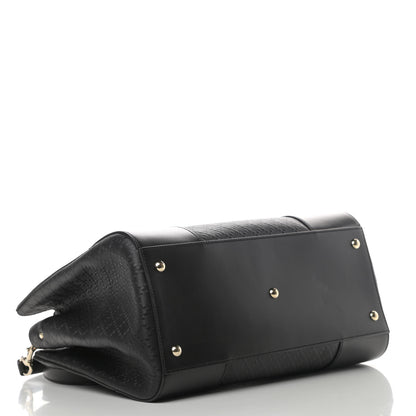 Gucci Hilary Lux Bright Diamante Medium Top Handle Bag Black 3 of 5