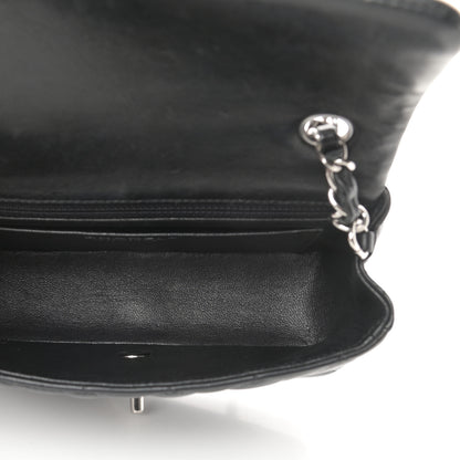 Chanel Lambskin Quilted Mini Rectangular Flap Black 5 of 14