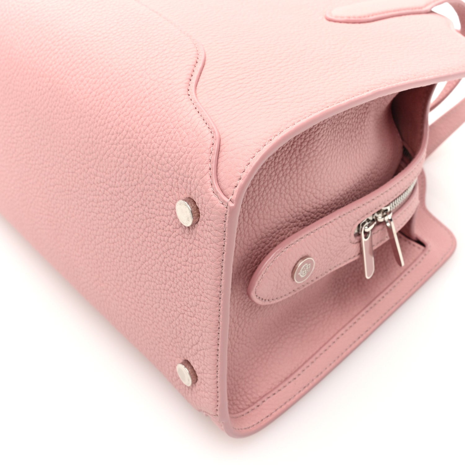 Loro Piana Grained Calfskin Medium Sesia Rosa 10 of 10