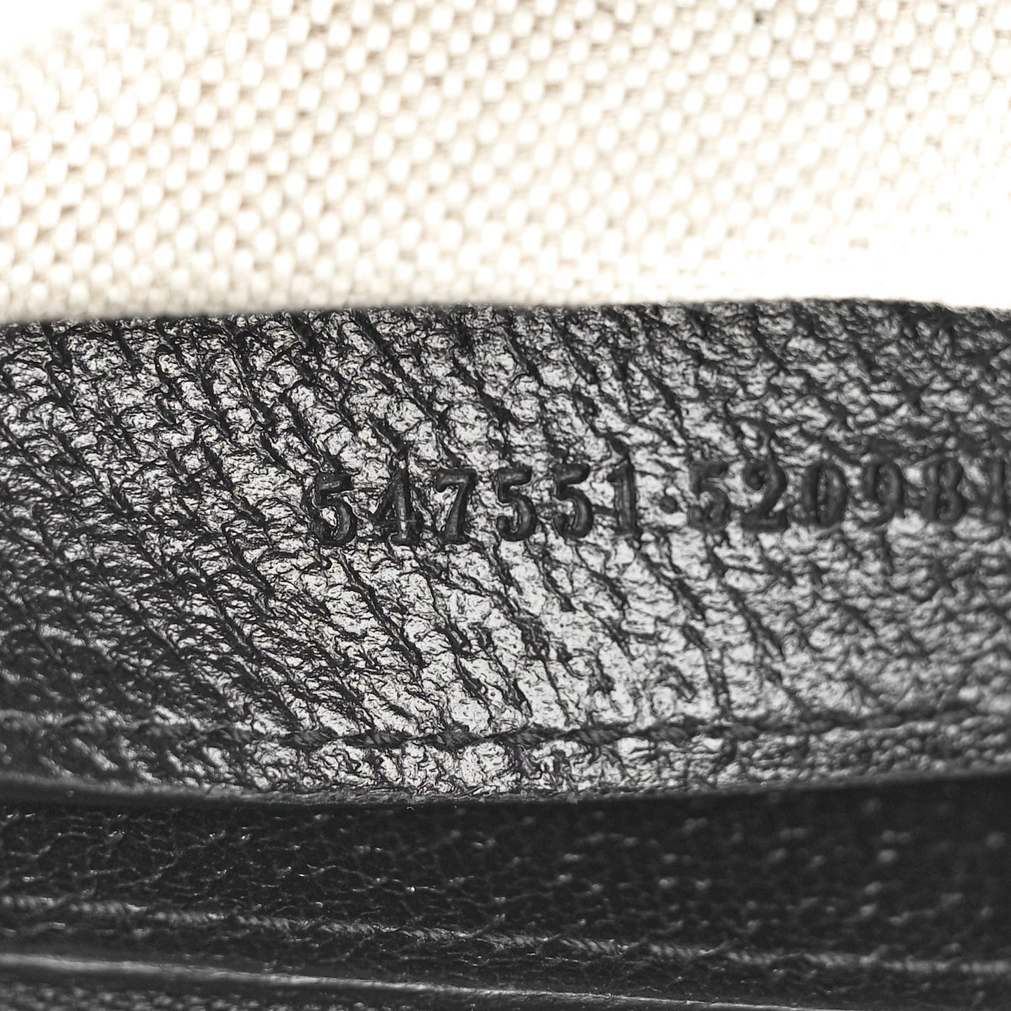 GG Supreme Monogram Textured Dollar Calfskin Web Small Ophidia Tote Bag Beige Blue