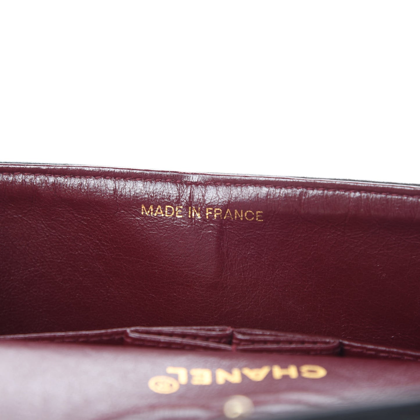 Lambskin Quilted Small Double Flap Black