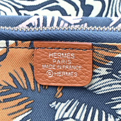Hermes Evercolor Barenia Silk'In Wallet Gold 6 of 7