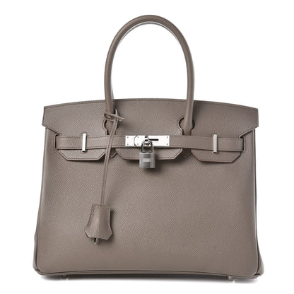 Hermes Epsom Birkin 30 Etain 1 of 34