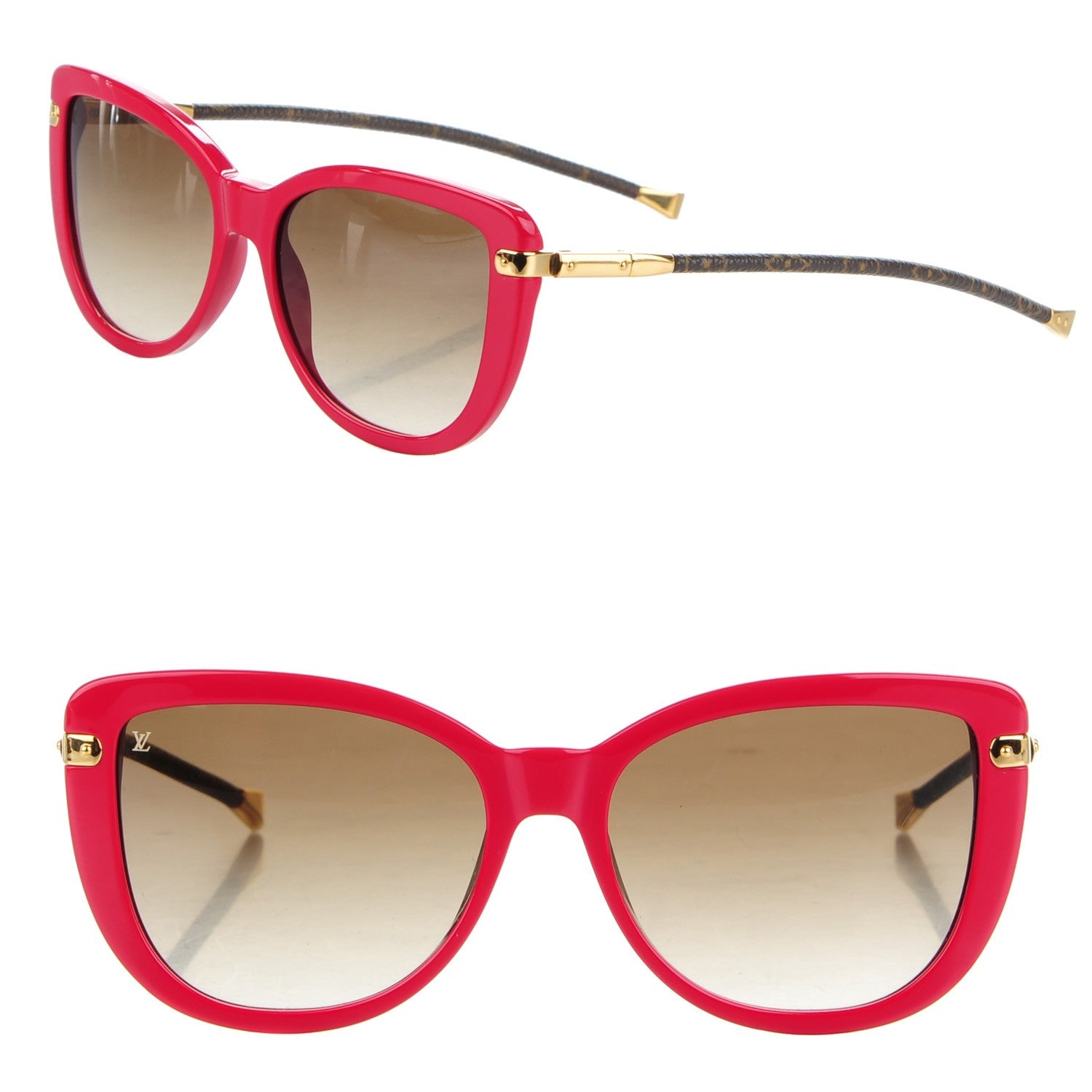 Louis Vuitton Monogram Charlotte Sunglasses Z0744W Cherry 1 of 6