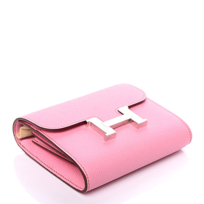 Hermes Epsom Constance Short Wallet 5P Pink 4 of 7