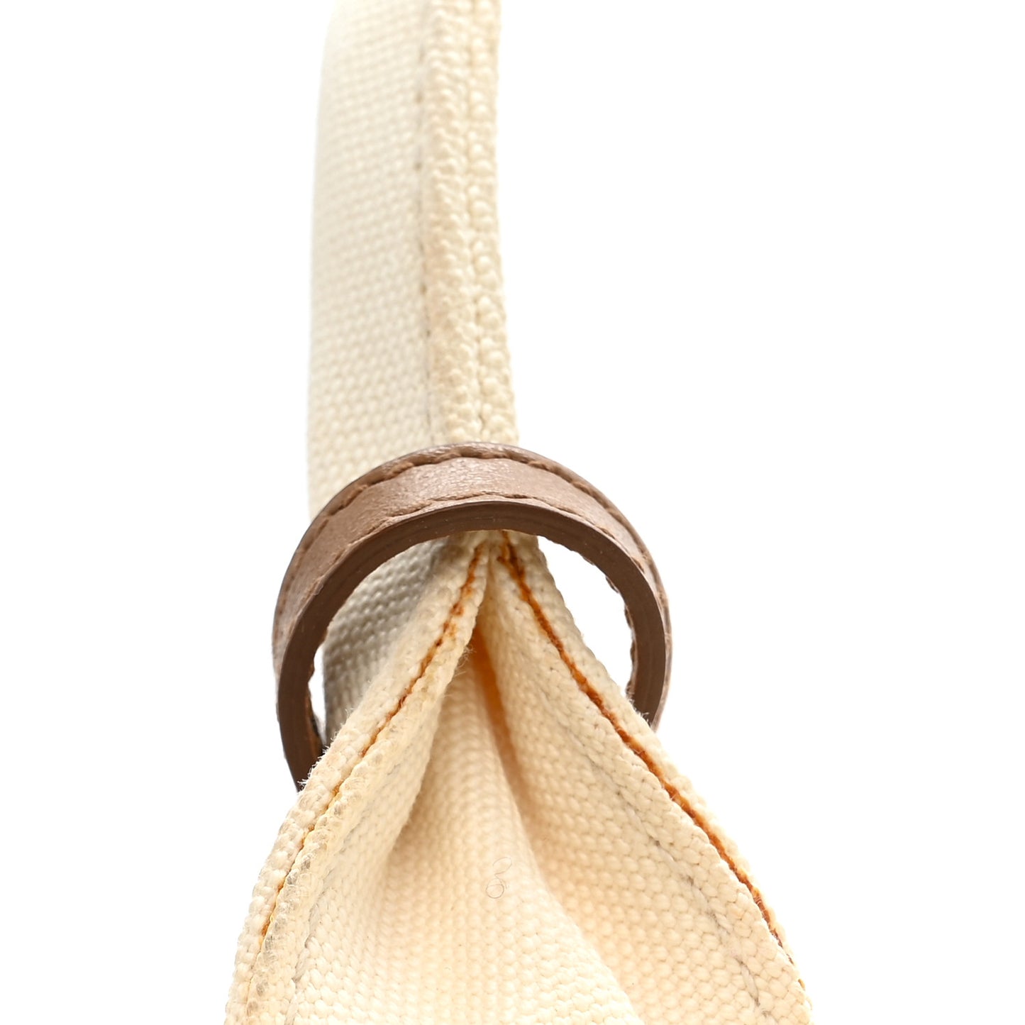 Wicker Canvas Tote  Naturale  White
