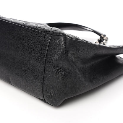 Chanel Caviar Quilted Grand Shopping Tote GST Black 7 of 8