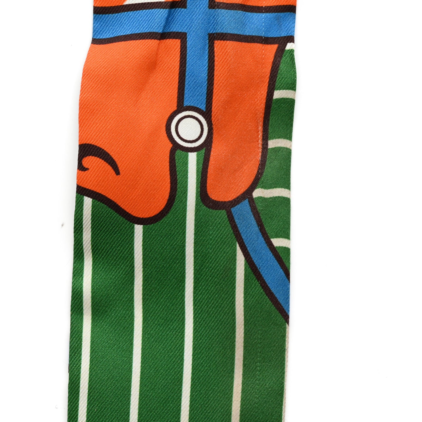 Twilly Scarf Orange Multicolor